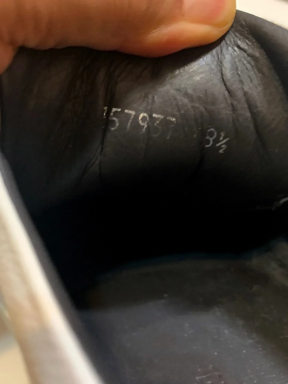 8.5 / To boot new york leather sneakers